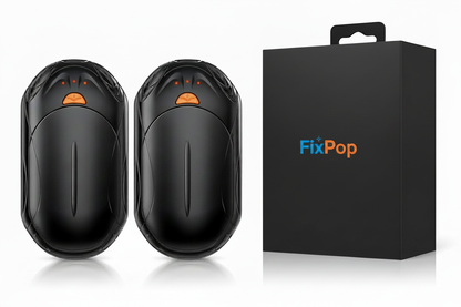 FixPop Hand Warmer - Plain Black Box with Logo