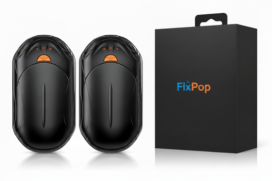 FixPop Hand Warmer - Plain Black Box with Logo