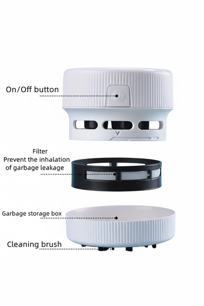 Mini Vacuum - Clean White Background