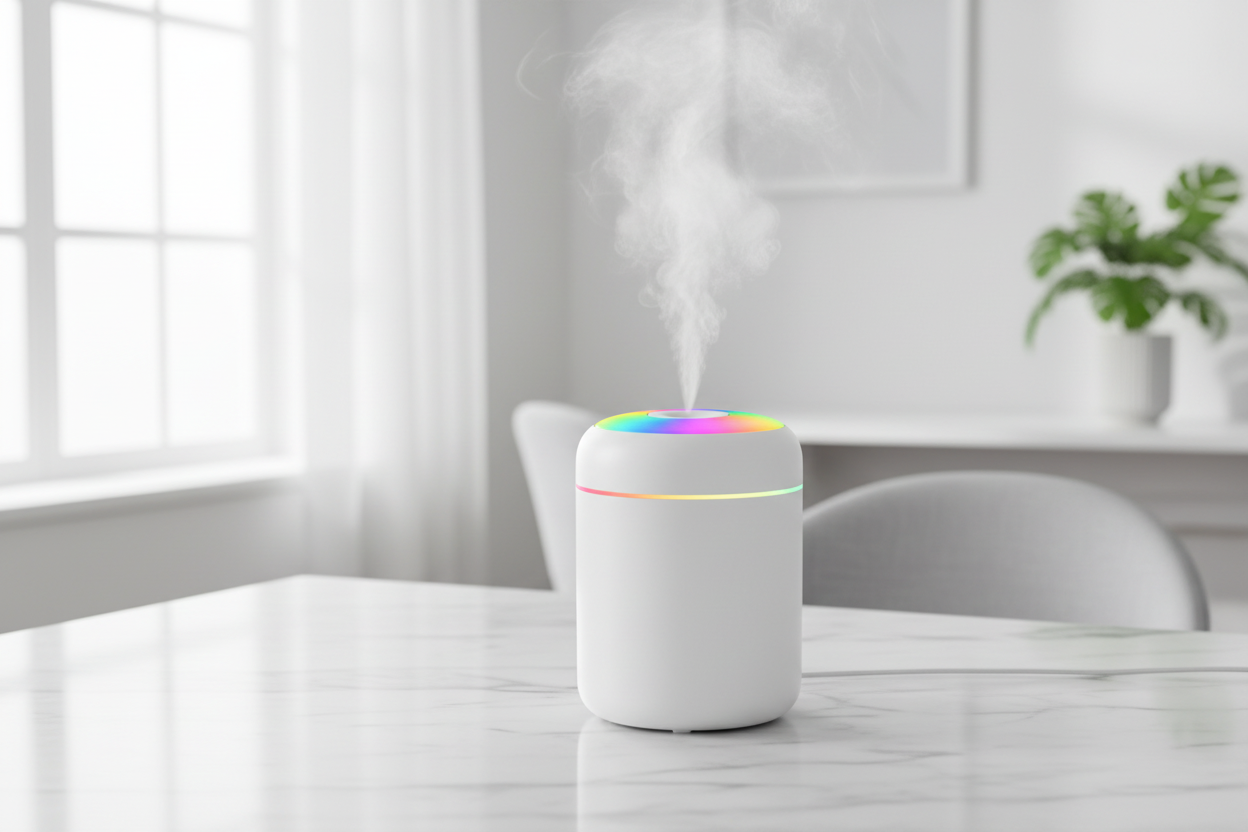 Premium White Humidifier Lifestyle